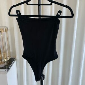 NWT Black Strapless Bodysuit